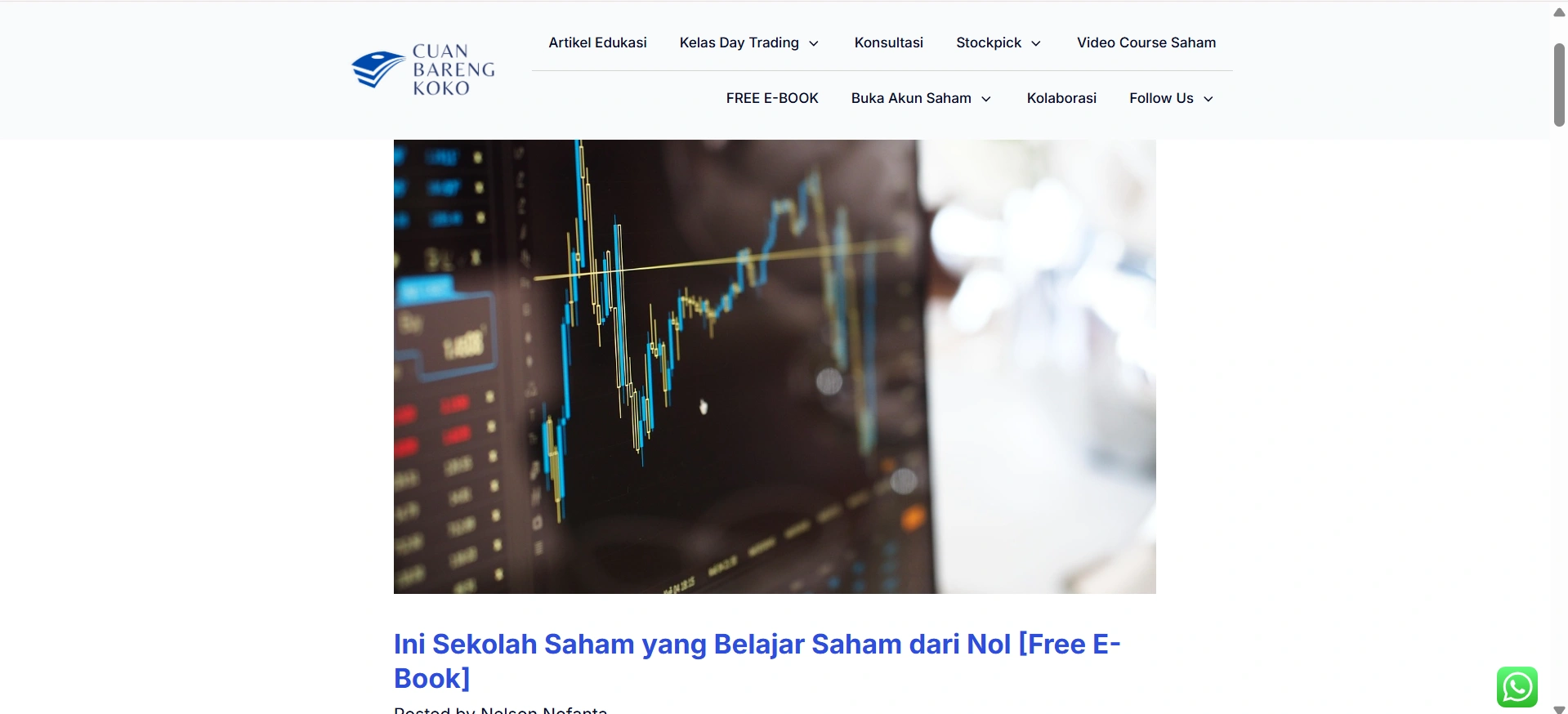 Tips Memilih Sekolah Saham Terbaik Sesuai Kebutuhan